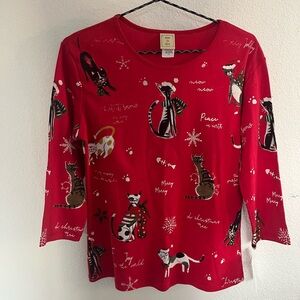 Jess and Jane 3/4 sleeve top, new with tags